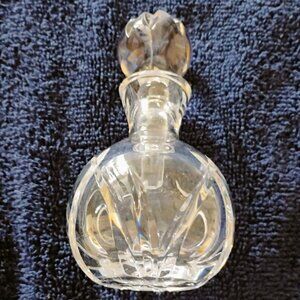 Waterford Crystal Perfume Bottle with Stopper, Approximately 4.75”T 2.5”W